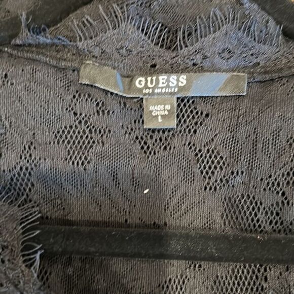 Guess Lace Bustier Sleeveless Dress Fit and Flare. Size Large - Picture 5 of 6